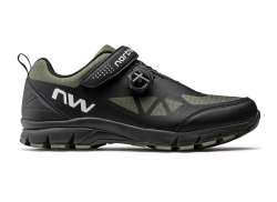 Northwave Corsair Scarpe Ciclismo Uomini Zwart/Forest Groen