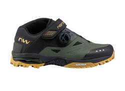 Northwave Enduro Mid 2 Fahrradschuhe Grün/Schwarz - 38