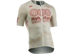 Northwave Essence Evo Cycling Jersey Ss Brown/Red - M