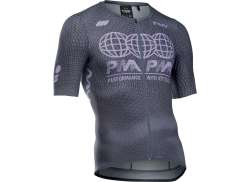 Northwave Essence Evo Fietsshirt KM Grijs/Lila - L