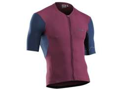 Northwave Extreme 4 Cycling Jersey Ss Bordeaux/Blue