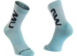 Northwave Extreme Air Cykelsockor Mid Surf Blå - XS 34-36