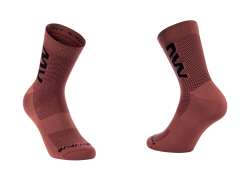 Northwave Extreme Air Mid Fietssokken Ginger Rood - XS 34-36