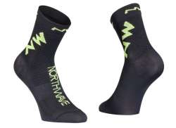 Northwave Extreme Air 사이클링 양말 쇼트 Black/Lime