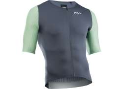 Northwave Extreme Cycling Jersey Ss Men Gray/Mint - 3XL