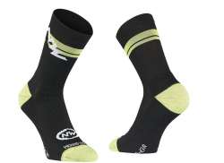 Northwave Extreme Cycling Socks High Black/Yellow Fluor.