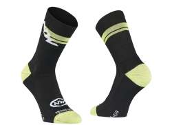 Northwave Extreme Merino Cykelsockor Black/Yellow