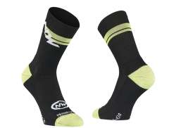 Northwave Extreme Merino Cyklistick&eacute; Ponožky Black/Yellow