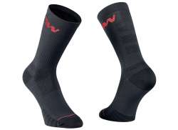 Northwave Extreme Pro Cyklistické Ponožky Black/Red
