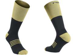 Northwave Extreme Pro High 사이클링 양말 블랙/카키 - M 40-43