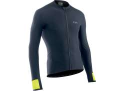 Northwave Fahrenheit Camisola De Ciclismo Ls Homens Black/Yellow Fluor.