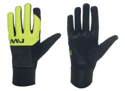 Northwave Fast Gel Cycling Gloves Black/Yellow Fluor. - L