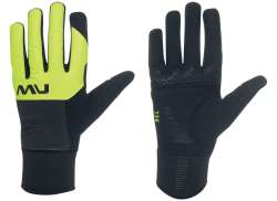 Northwave Fast Gel Handschuhe Black/Yellow Fluor.