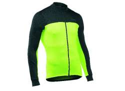 Northwave Force 2 Cyklistick&yacute; Dres Ls Muži Black/Yellow