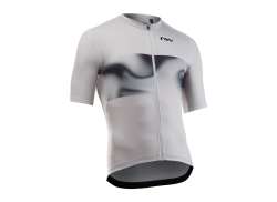 Northwave Force Evo Camisola De Ciclismo Ss (Manga Curta) Farol Cinzento Light Gray