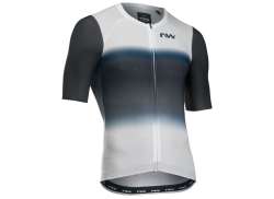 Northwave Lamă Air Tricou Cu M&acirc;necă Lungă Pentru Ciclism Ss Alb/Negru White/Black