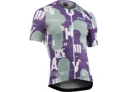 Northwave Lamă Tip Tricou Cu M&acirc;necă Lungă Pentru Ciclism Ss Sage/Purpuriu Sage/Paars