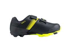 Northwave 망치 주니어 자전거 신발 블랙/옐로우 플루어 Black/Yellow Fluor.