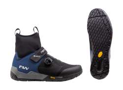 Northwave Multicross Plus GTX Shoes Black/Blue - 38