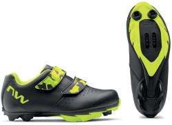 Northwave Origin Junior Scarpe Ciclismo Nero/Giallo - 33