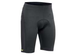 Northwave Origin Junior Short Cycling Pants Black/Yellow - 1