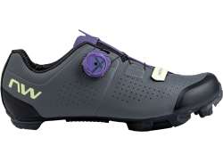 Northwave Razer Cyklistick&eacute; Tretry Ženy &Scaron;ed&aacute;/Fialov&aacute; Gray/Purple
