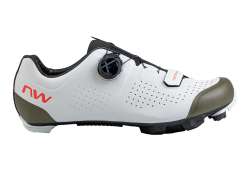 Northwave Razer Scarpe Ciclismo Chiaro Grigio/Verde - 41,5