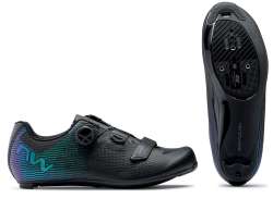 Northwave Storm Carbon 2 Fahrradschuhe Black/Iridescent