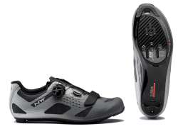 Northwave Storm Carbono Cal&ccedil;ado De Ciclismo Antracite/Prata - 42