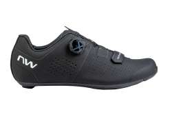 Northwave Storm Kulstof Cykelsko Sort/Hvid Black/White