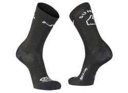 Northwave Sunday Monday Calcetines De Ciclista Wool Black