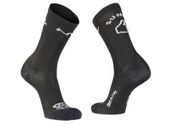 Northwave Sunday Monday Calzini Da Ciclismo Wool Black