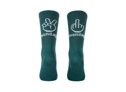 Northwave Sunday Monday Chaussettes De Cyclisme Petrolium - L 44-47