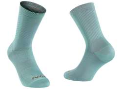 Northwave Switch Cykelsockor Surf Bl&aring; - L