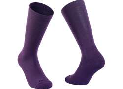 Northwave Switch High Cycling Socks Winter Purple - XS 34-36