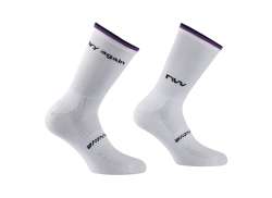 Northwave Try Again Cykelsockor Vit White