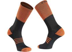 Northwave Will Ride For Bj&ouml;rn Cykelsockor Svart/Orange - XS