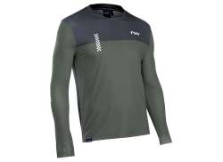 Northwave Xtrail 2 Camisola De Ciclismo Ls Homens Green/Black