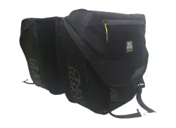 Northwind MonkeyLoad-T Dubbele Fietstas - Zwart/Lime