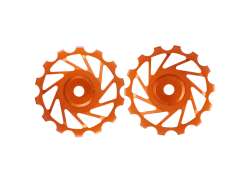NovaRide Ceramica Pulegge 14T MTB - Arancia