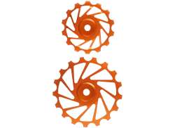 NovaRide Overdimensioneret Dearailleurwieltjes 14/17T - Orange