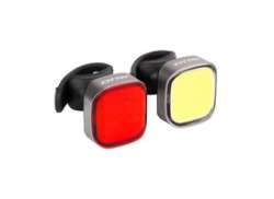 One S.车灯 照明装置 LED USB 电池 - 白色/红色