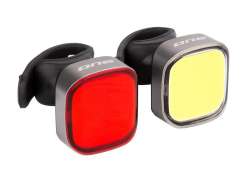 One S.车灯 照明装置 LED USB 电池 - 白色/红色