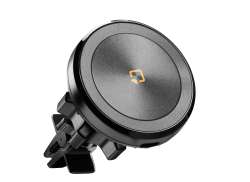 OptiLine Mag Wireless Airvent Puhelinpidike USB - Musta