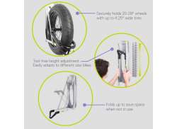 Orange Donkey 自転車 スタンド 調整可能 20-29" - シルバー