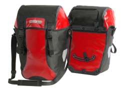 Ortlieb 背面 自行车 Packer Classic F2601 - 红色/黑色 (对)