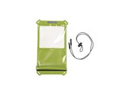 Ortlieb Safe-Det Telefonholder St&oslash;rrelse XXL - Lime/Transparent