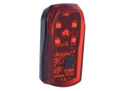 OXC BrightStop Takavalo LED Paristot - Punainen