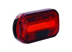 OXC BrightTorch Zadn&iacute; Světlo LED Baterie - Červen&aacute;