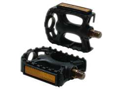 OXC Junior Resin Pedals Comfort With Reflector 9/16\" - Black